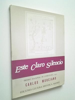 Seller image for Este claro silencio for sale by MAUTALOS LIBRERA