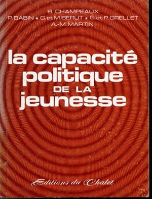 Seller image for La capacit politique de la jeunesse for sale by Librairie Le Nord