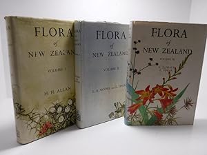 Bild des Verkufers fr Flora of New Zealand Volumes I, II, III zum Verkauf von The Secret Bookshop