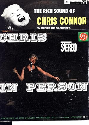 The Rich Sound of Chris Connor, AND A SECOND ALBUM, Chris In Person (PAIR OF VINYL JAZZ VOCAL LPs)