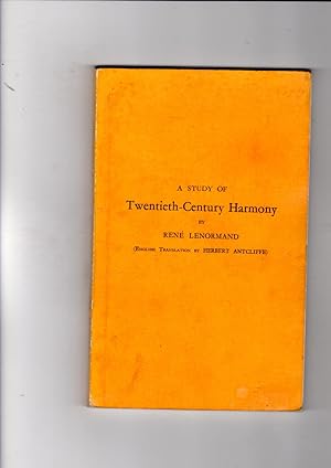 Seller image for Vol. 1: Harmony in France to 1914;: A treatise and guide for the student-composer of to-day (A study of twentieth century harmony) for sale by Gwyn Tudur Davies