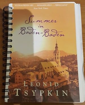 Seller image for SUMMER IN BADEN-BADEN for sale by Happyfish Books