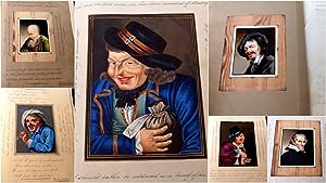 Seller image for REGENCY Album, c1827-1834. FULL of Watercolours and Gouache/Pencil drawings, original poetry and epithets in copperplate on 120 pages including a Sir Walter Scott watercolour and other moveable watercolour sketches for sale by Colophon Books (UK)