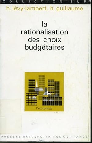 Imagen del vendedor de La rationalisation des choix budgtaires a la venta por Librairie Le Nord