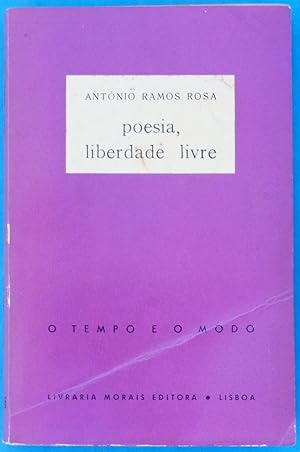 Image du vendeur pour poesia, liberdade livre mis en vente par AdLib[[er]]