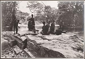 Seller image for Photographie originale - La Yangana  Vogpo - Oubangui-Chari - Centrafrique for sale by Librairie Trois Plumes