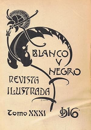 Seller image for BLANCO Y NEGRO. Revista ilustrada. Tomos XXXI  XXXII. Madrid. 2 enero de 1916, nm. 1.285 a 17 diciembre 1916, nm. 1.335 Ao completo en 2 tomos. for sale by Librera Torren de Rueda