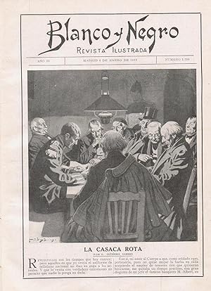 Seller image for BLANCO Y NEGRO. Revista ilustrada. Tomos XXXV  XXXVI. Madrid. 6 enero de 1918, nm. 1.390 a 29 diciembre 1918, nm. 1.441 Ao completo en 2 tomos for sale by Librera Torren de Rueda