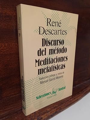 Imagen del vendedor de Discurso Del mtodo - Meditaciones Metafsicas a la venta por Libros Antuano