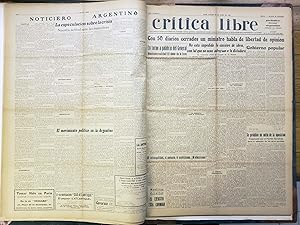 Imagen del vendedor de Critica Libre periodico Argentino a la venta por Chaco 4ever Books