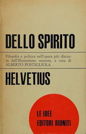 Image du vendeur pour Dello spirito mis en vente par FABRISLIBRIS