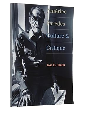 Seller image for Americo Paredes: Culture and Critique for sale by Bowman Books