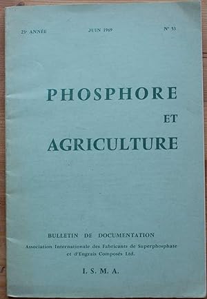 Phosphore et agriculture