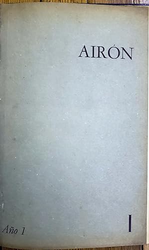 Imagen del vendedor de AIRON. Revista bimestral. a la venta por Chaco 4ever Books