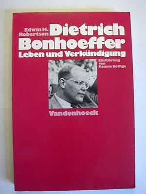 Imagen del vendedor de Dietrich Bonhoeffer : Leben und Verkndigung a la venta por Antiquariat Fuchseck