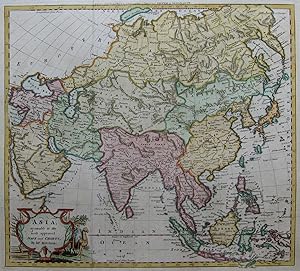 Asia agreeable to the most approved Maps and Charts, By Mr. Kitchen