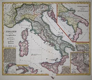 Italien unter den Langobarden, nebst den Besitzungen der griechischen Kaiser.