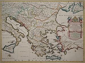 Tabula Nova Imperii Turcarum in Europa, Ad Usum Serenissimi Burgundiae Ducis // Estats de L'Empir...