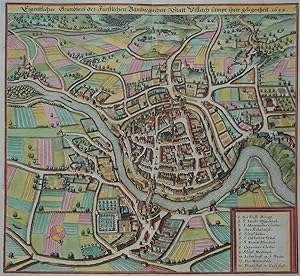 Eigentlicher Gruntriß der Fürstlichen Bambergischen Statt Villach sampt ihrer Gelegenheit 1649