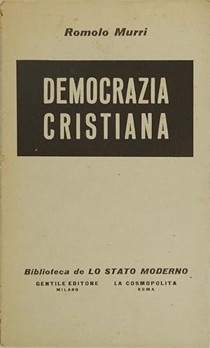 Seller image for La democrazia cristiana for sale by FABRISLIBRIS