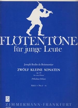 12 Short Sonatas for 2 Flutes, Op.13 - Book 1 Nos. 1 to 6