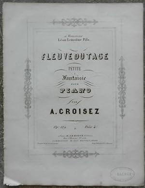 Seller image for Fleuve du Tage. Petite fantaisie pour piano. A Monsieur Lon Lemoine Fils. Op : 129. for sale by Librairie les mains dans les poches