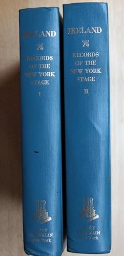 Seller image for Records of the New York Stage from 1750-1860 (2 Vols.) for sale by Ulysses Books, Michael L. Muilenberg, Bookseller