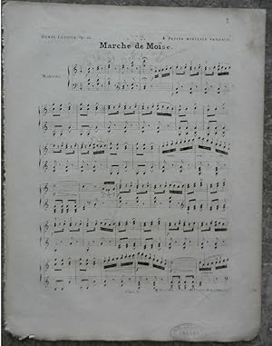 Immagine del venditore per Marche de Mose. - Henry Lemoine, Op : 23. 4 petits morceaux brillants. venduto da Librairie les mains dans les poches