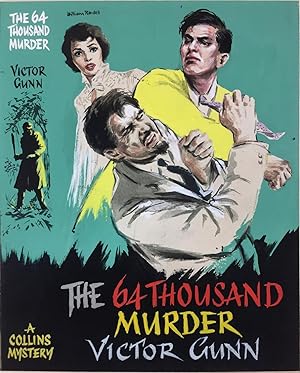 The 64 Thousand Murder ( Original Dustwrapper Artwork )