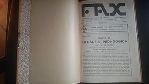 Fax : boletín de información bibliográfica. Año I[-V], num. 1[-11], agosto 1932[-abril 1936]