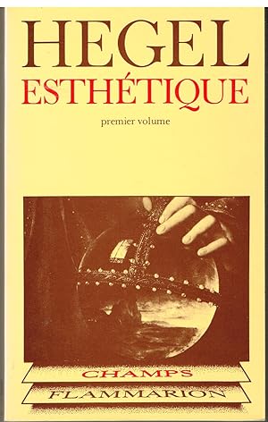 Image du vendeur pour L'esthtique mis en vente par Librairie l'Aspidistra