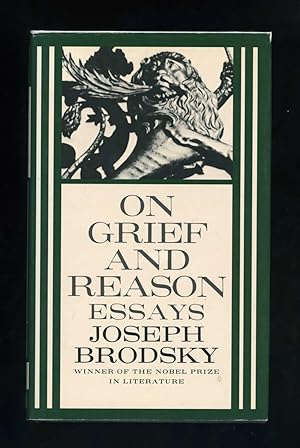 Seller image for ON GRIEF AND REASON: ESSAYS for sale by Orlando Booksellers