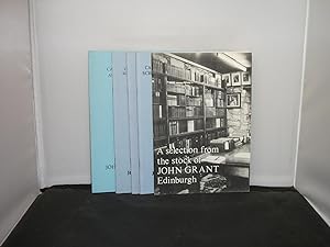 John Grant, Booksellers, Edinburgh : A Bundle of Nine Catalogues issued between 1979 and 1988