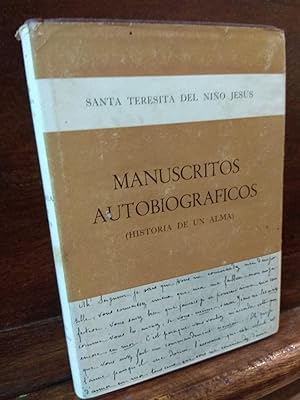 Imagen del vendedor de Manuscritos autobiograficos (historia de un alma) a la venta por Libros Antuano