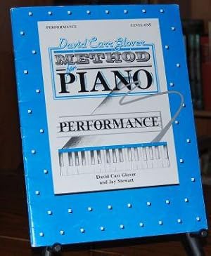 David Carr Glover Method for Piano Performance Level One