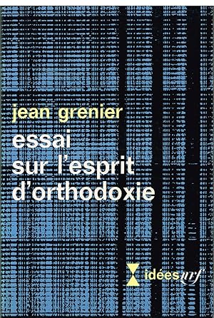 Image du vendeur pour Essai sur l'esprit orthodoxe mis en vente par Librairie l'Aspidistra