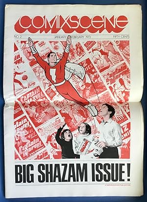 COMIXSCENE No. 2 : BIG SHAZAM ISSUE! (January - February 1973) VF