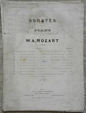 Sonates pour piano. N° 13.