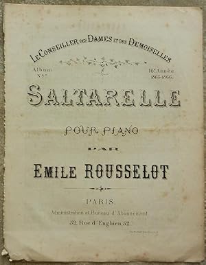 Saltarelle. Pour piano.