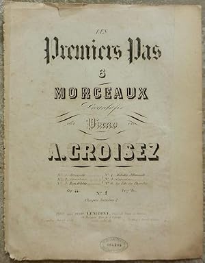 Seller image for Les premiers pas. Pour piano. for sale by Librairie les mains dans les poches