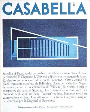 Casabella 558 - Sacralità di Tadao Ando: due architetture religiose e un centro culturale per bam...