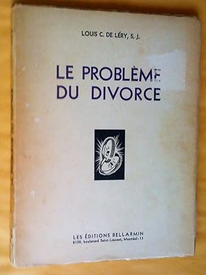 Immagine del venditore per Le Problme du divorce venduto da Claudine Bouvier