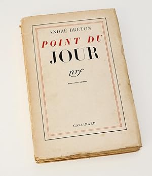 André BRETON Point du Jour NRF Gallimard 1934 Année Première édition 