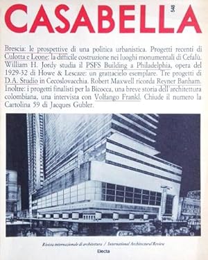 Casabella 548 - Brescia: le prospettive di una politica urbanistica. Progetti recenti di Culotta ...
