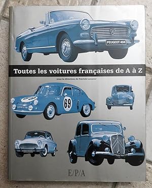 Toutes les voitures francaises de A à Z