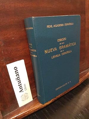 Seller image for Esbozo de una Nueva Gramtica de la lengua espaola for sale by Libros Antuano