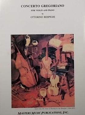 Seller image for Concerto Gregoriano, Reduction for Violin and Piano for sale by Austin Sherlaw-Johnson, Secondhand Music