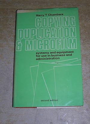 Imagen del vendedor de Copying Duplication & Microfilm a la venta por Neo Books