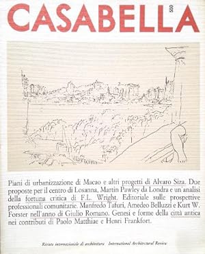 Casabella 559 - Piani di urbanizzazione di Macao e altri progetti di Alvaro Siza. Due proposte pe...
