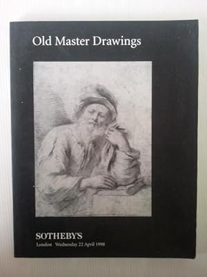 Old Master Drawings, Sotheby's Auction catalogue Wednesday 22 April 1998